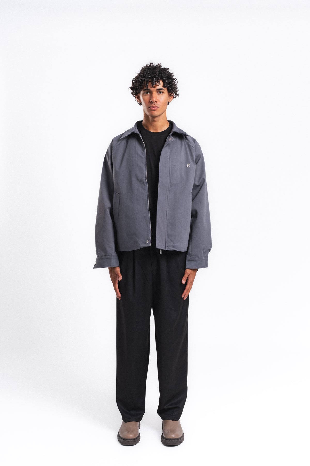 Forma Minimal Gabardin Ceket Antrasit