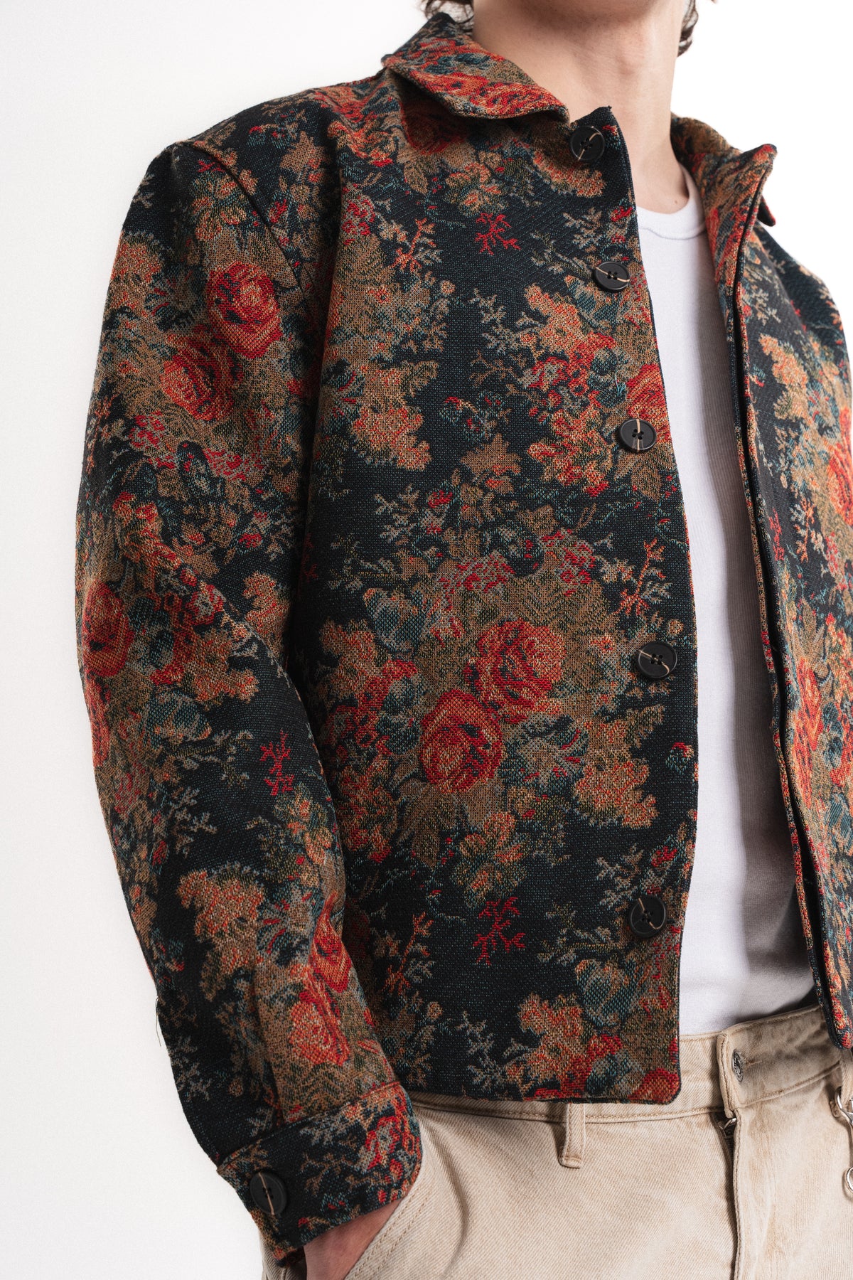 Massimo Oversize Crop Mevsimlik Mont - Çok Renkli