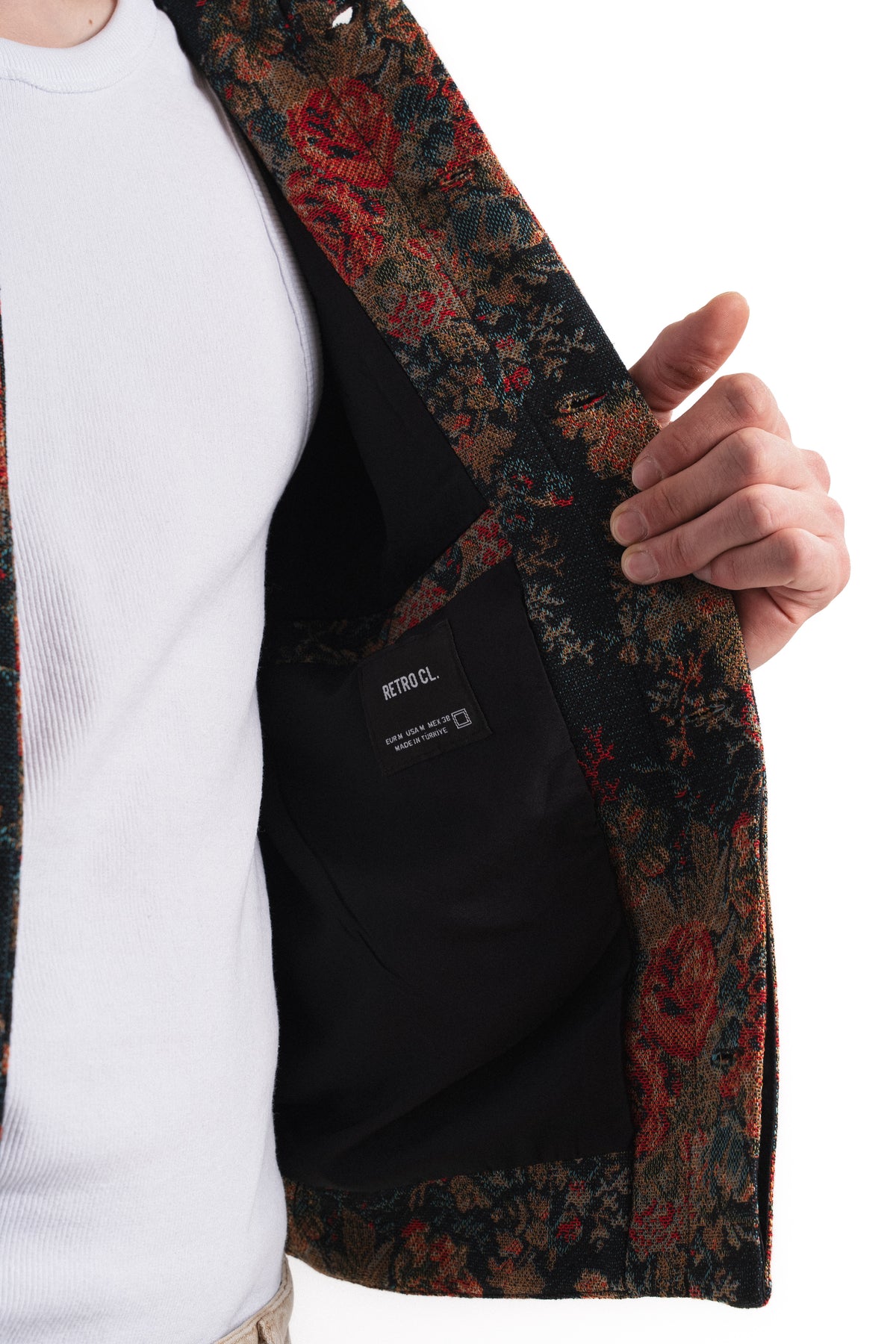 Massimo Oversize Crop Mevsimlik Mont - Çok Renkli