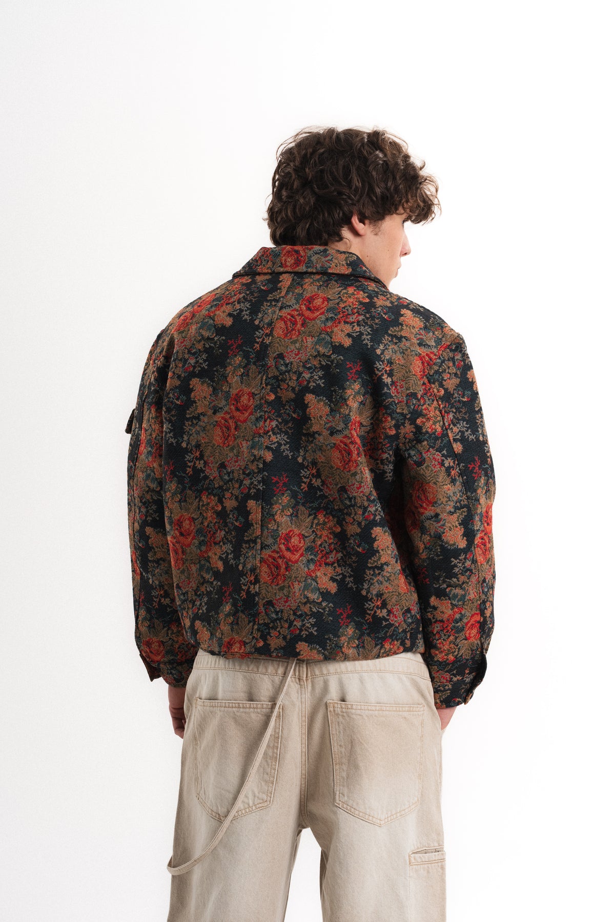 Massimo Oversize Crop Mevsimlik Mont - Çok Renkli