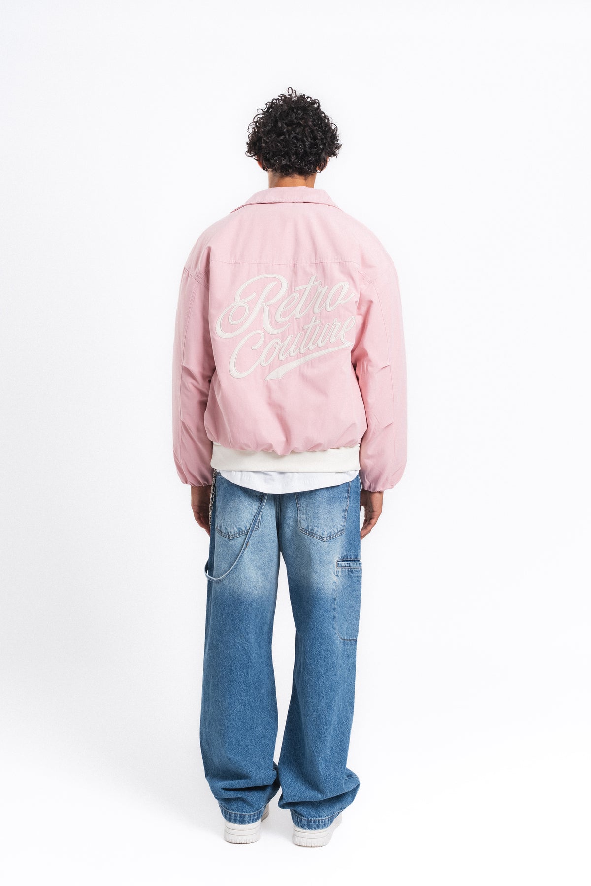Couture Nakışlı Bomber Ceket Pembe
