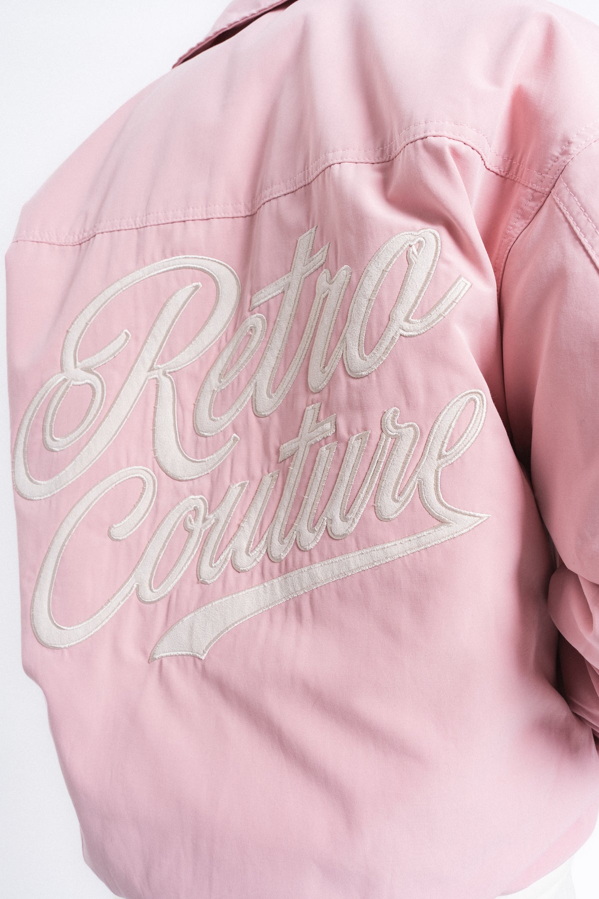 Couture Nakışlı Bomber Ceket Pembe