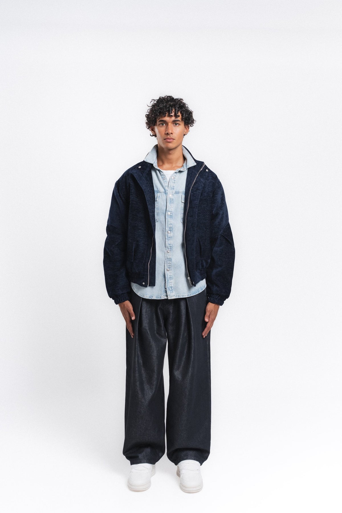 Velour Kadife Mont Lacivert ürün görseli 12