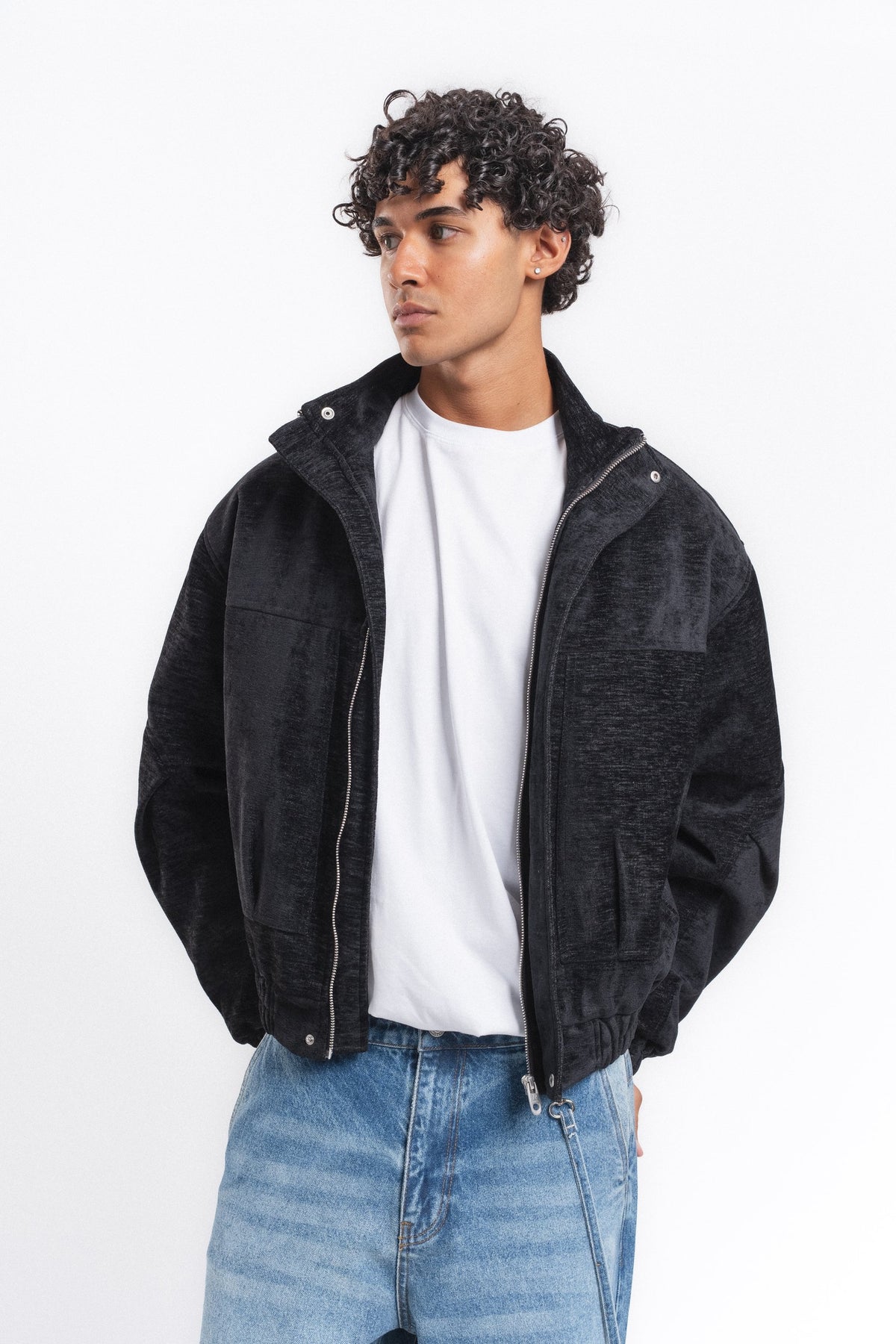 Velour Kadife Mont Siyah ürün görseli 5