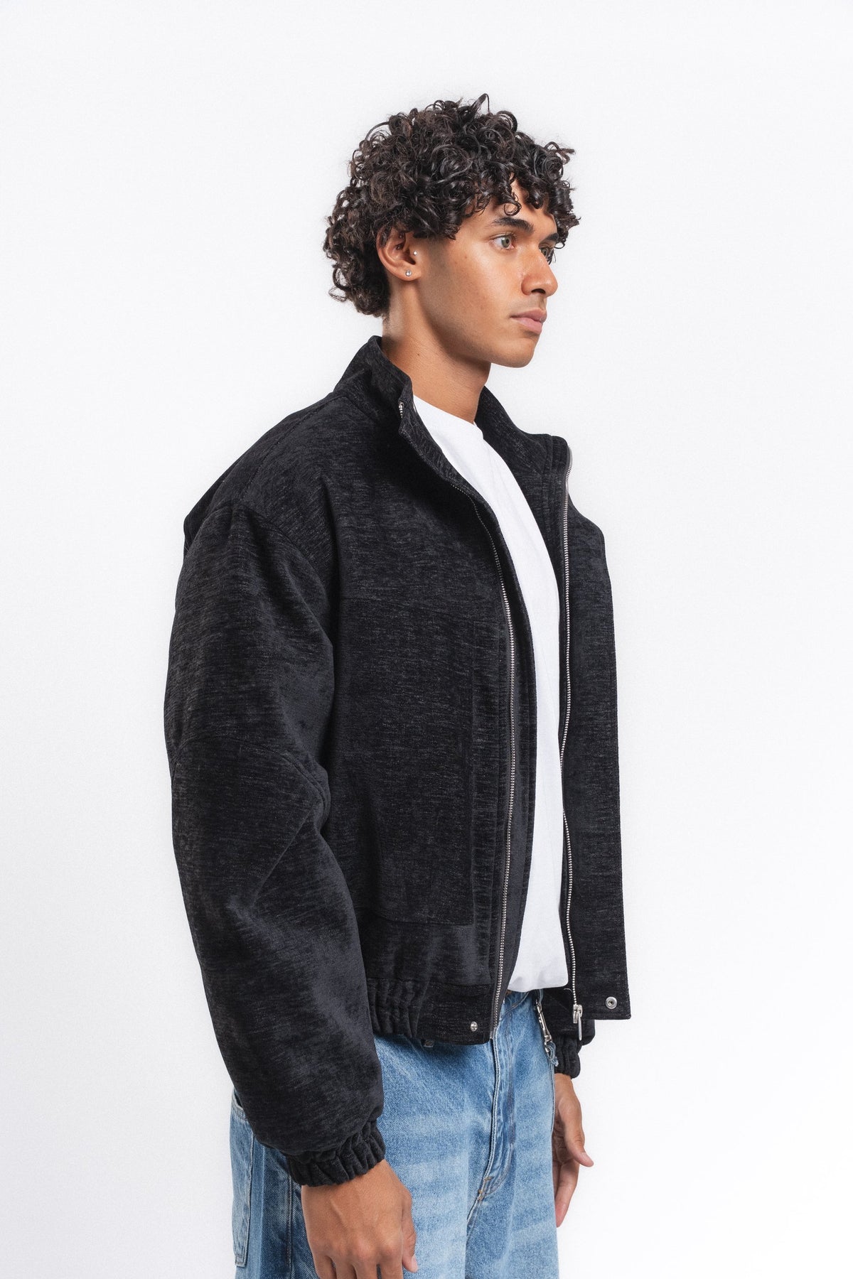 Velour Kadife Mont Siyah ürün görseli 6