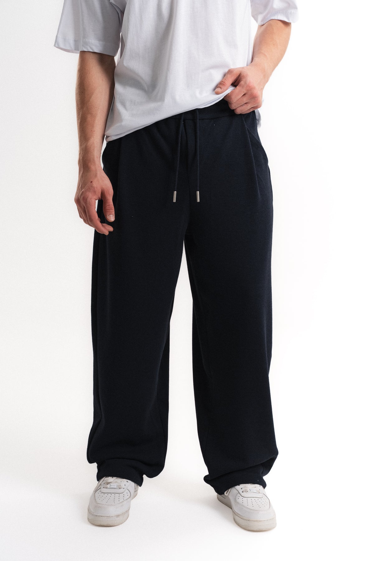 Carly Gipeli Baggy Pantolon - Siyah