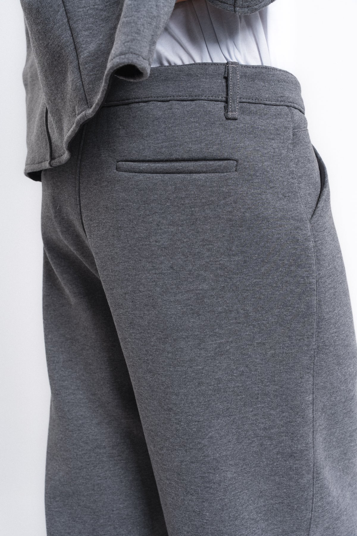 Core Beli Lastikli Pensli Jogger Pantolon Antrasit