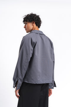 Forma Minimal Gabardin Ceket Antrasit