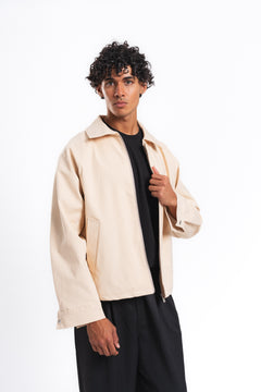 Forma Minimal Gabardin Ceket Ekru