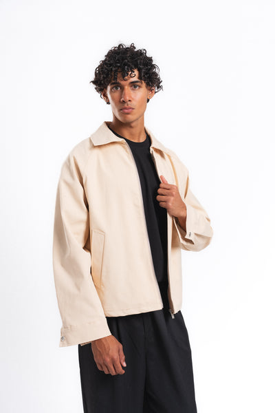 Forma Minimal Gabardin Ceket Ekru