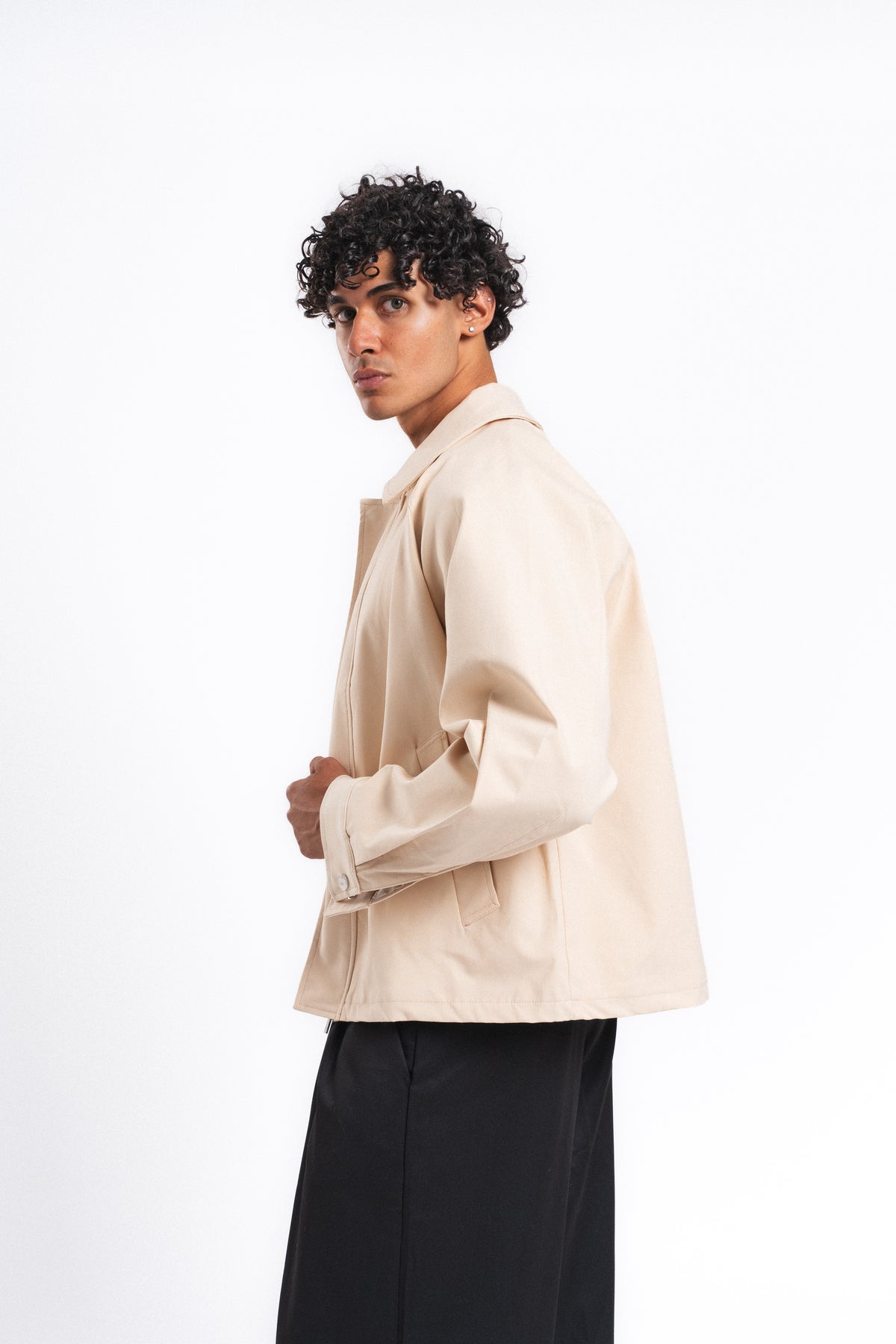 Forma Minimal Gabardin Ceket Ekru