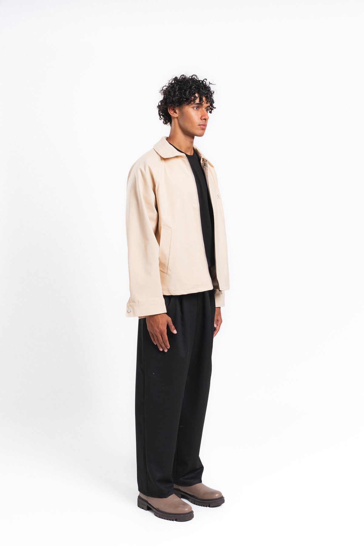 Forma Minimal Gabardin Ceket Ekru