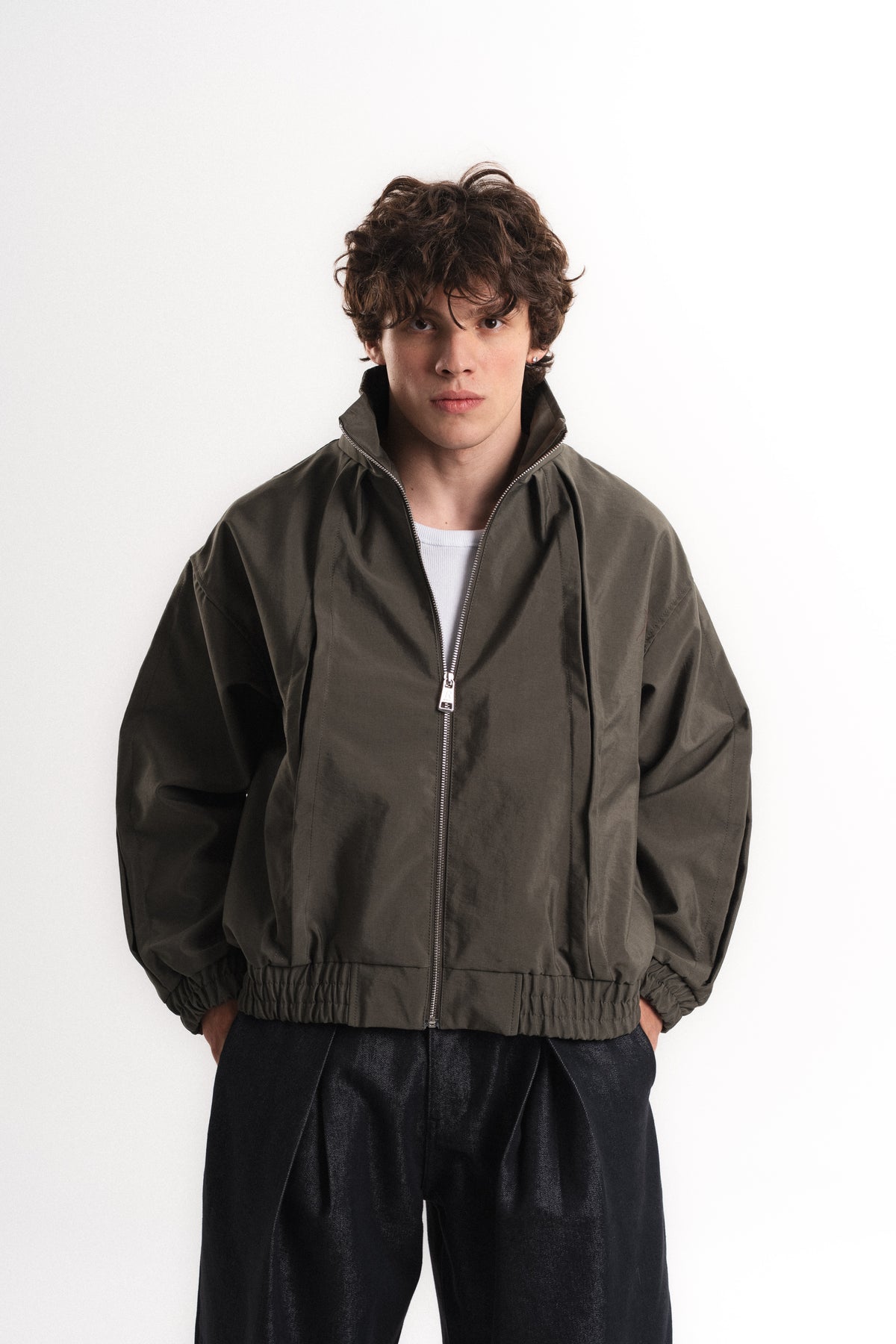 Massimo Oversize Mevsimlik Mont - Haki