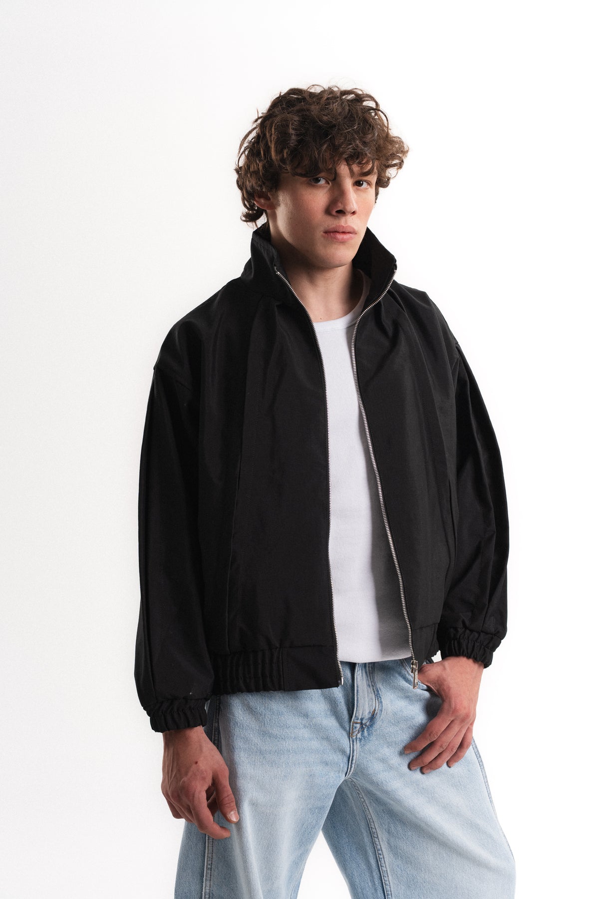 Massimo Oversize Mevsimlik Mont - Siyah