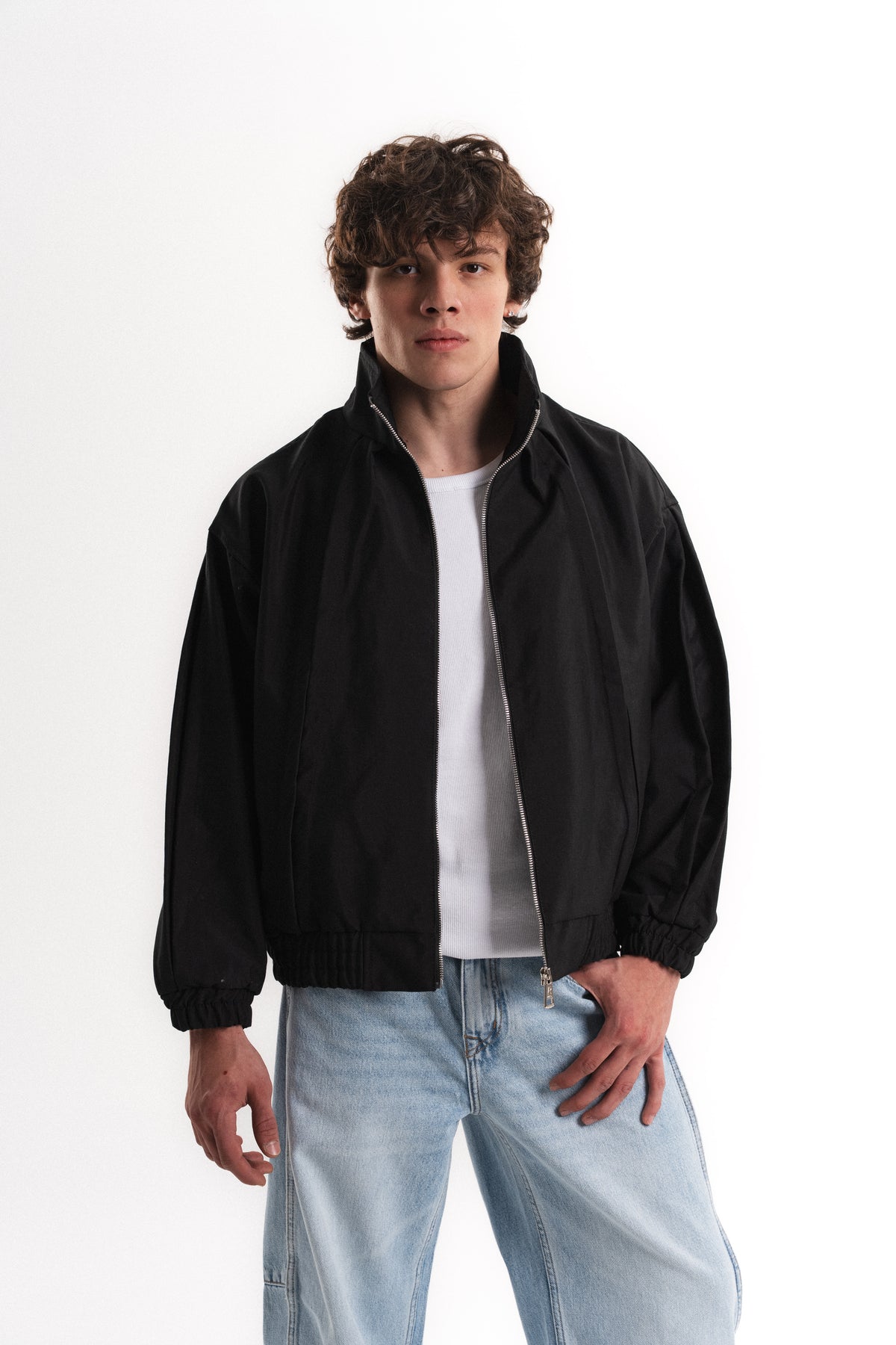 Massimo Oversize Mevsimlik Mont - Siyah