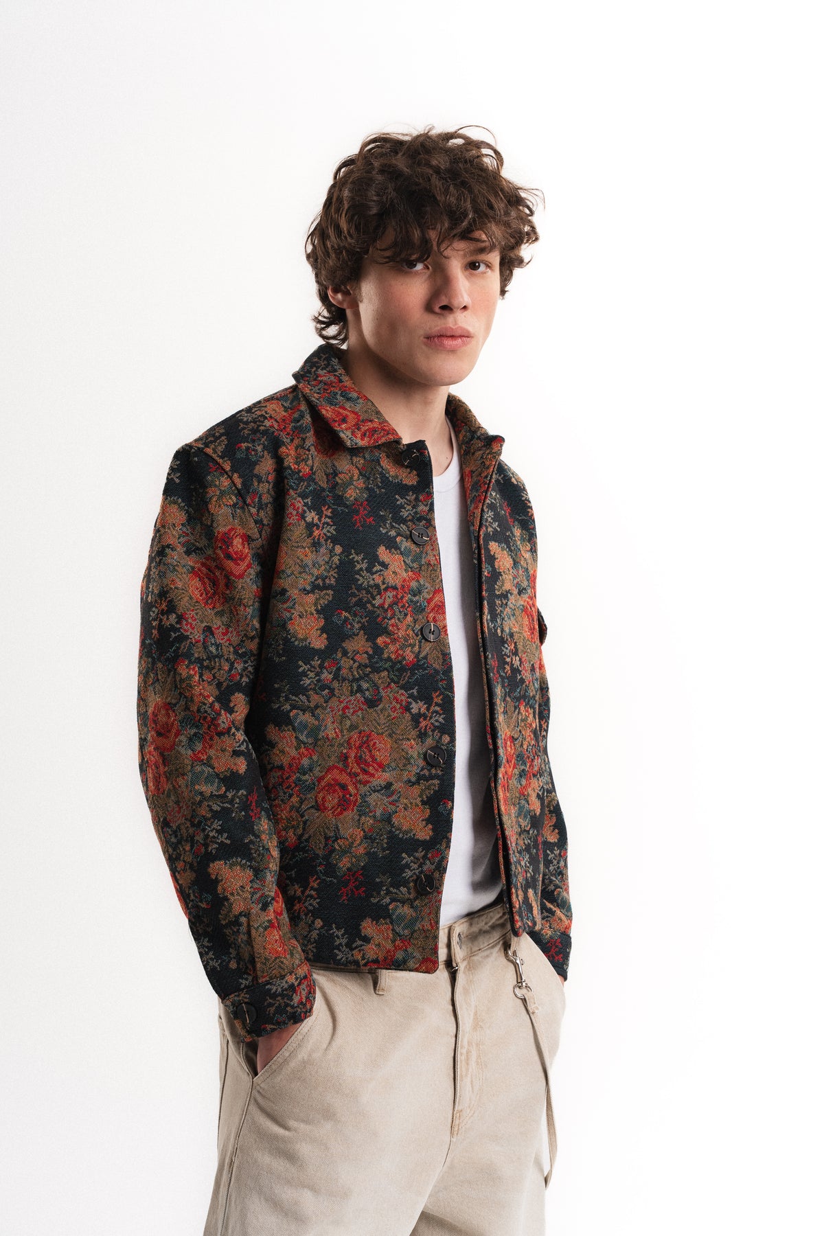 Massimo Oversize Crop Mevsimlik Mont - Çok Renkli