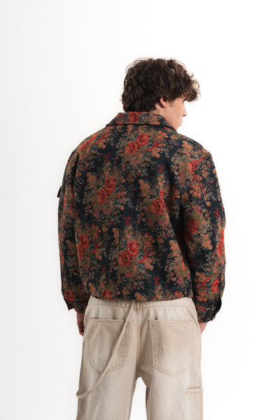 Massimo Oversize Crop Mevsimlik Mont - Çok Renkli