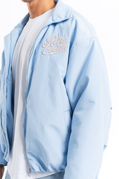 Couture Nakışlı Bomber Ceket Mavi