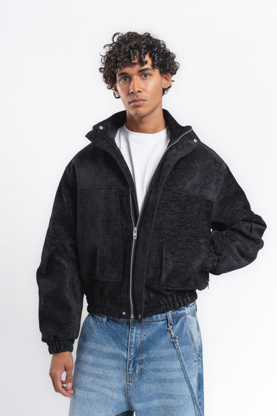 Velour Kadife Mont Siyah ürün görseli 2