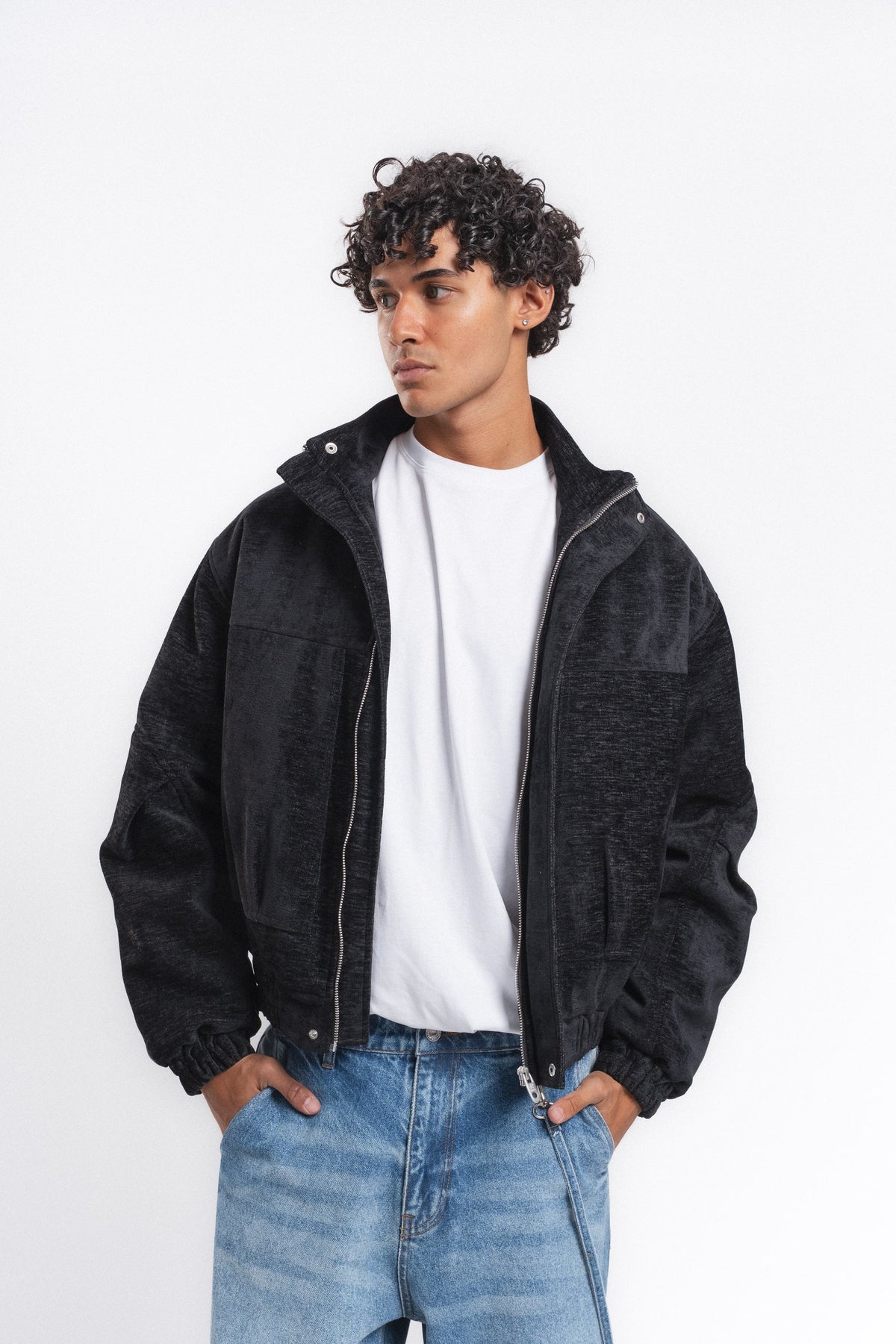 Velour Kadife Mont Siyah ürün görseli 7