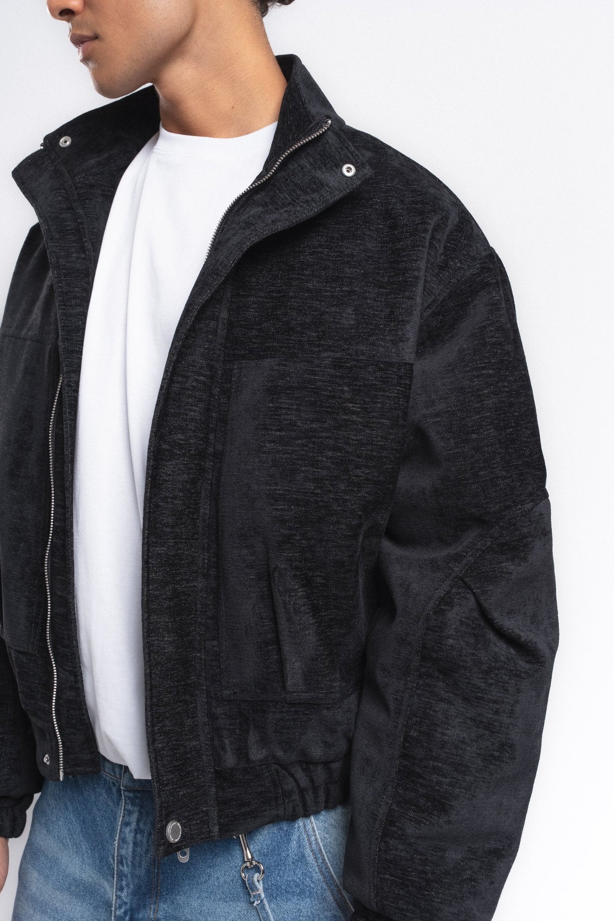 Velour Kadife Mont Siyah ürün görseli 10