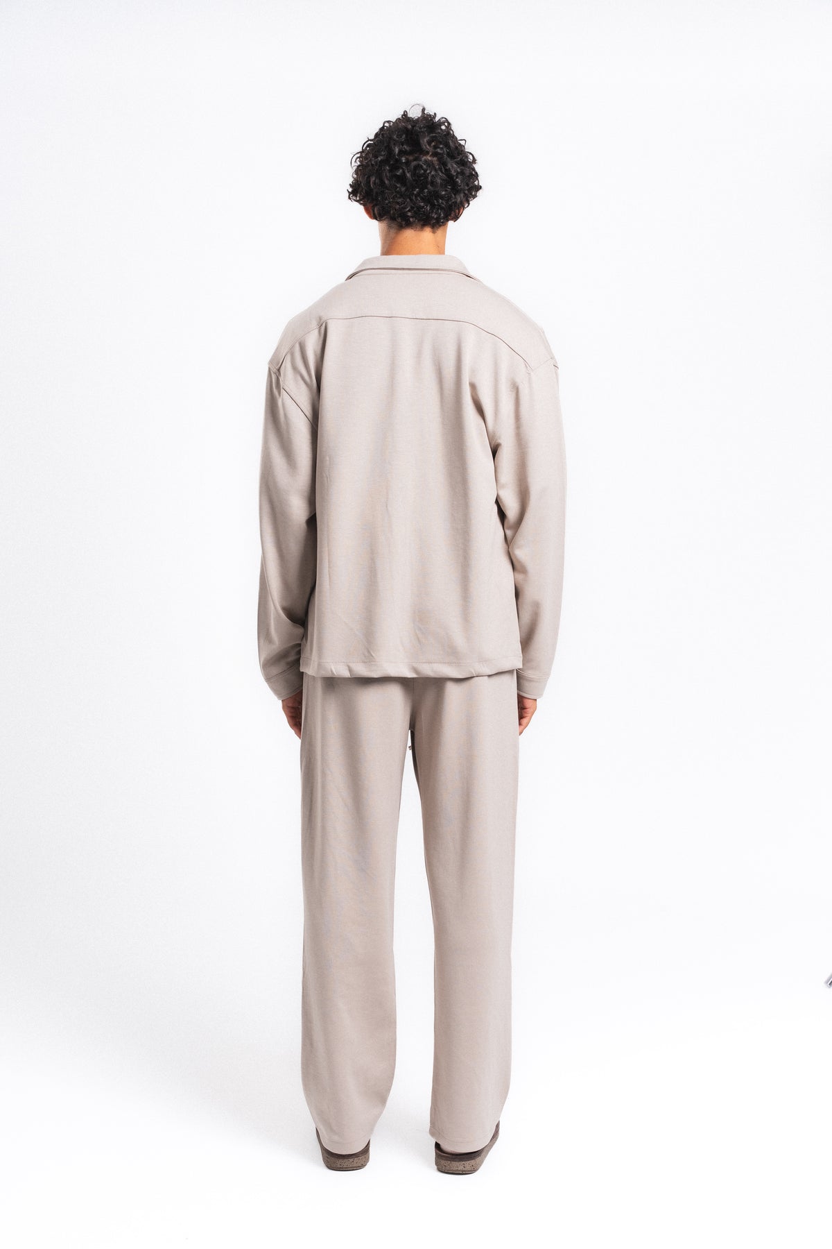 Flow Çift Cep Rahat Kesim Overshirt Gömlek Taş