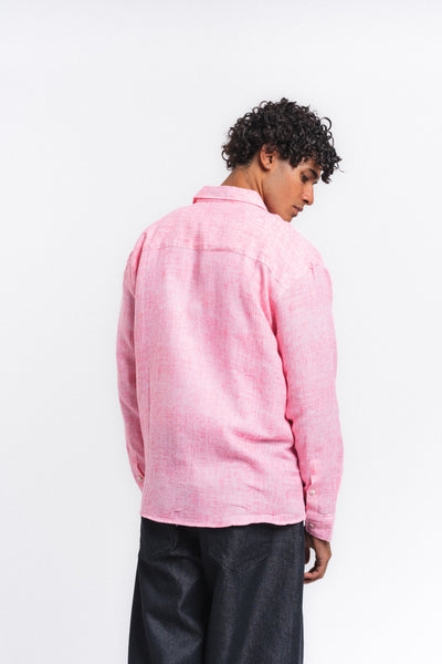Washed Yıkamalı Müslin Gömlek Pembe ürün görseli 8