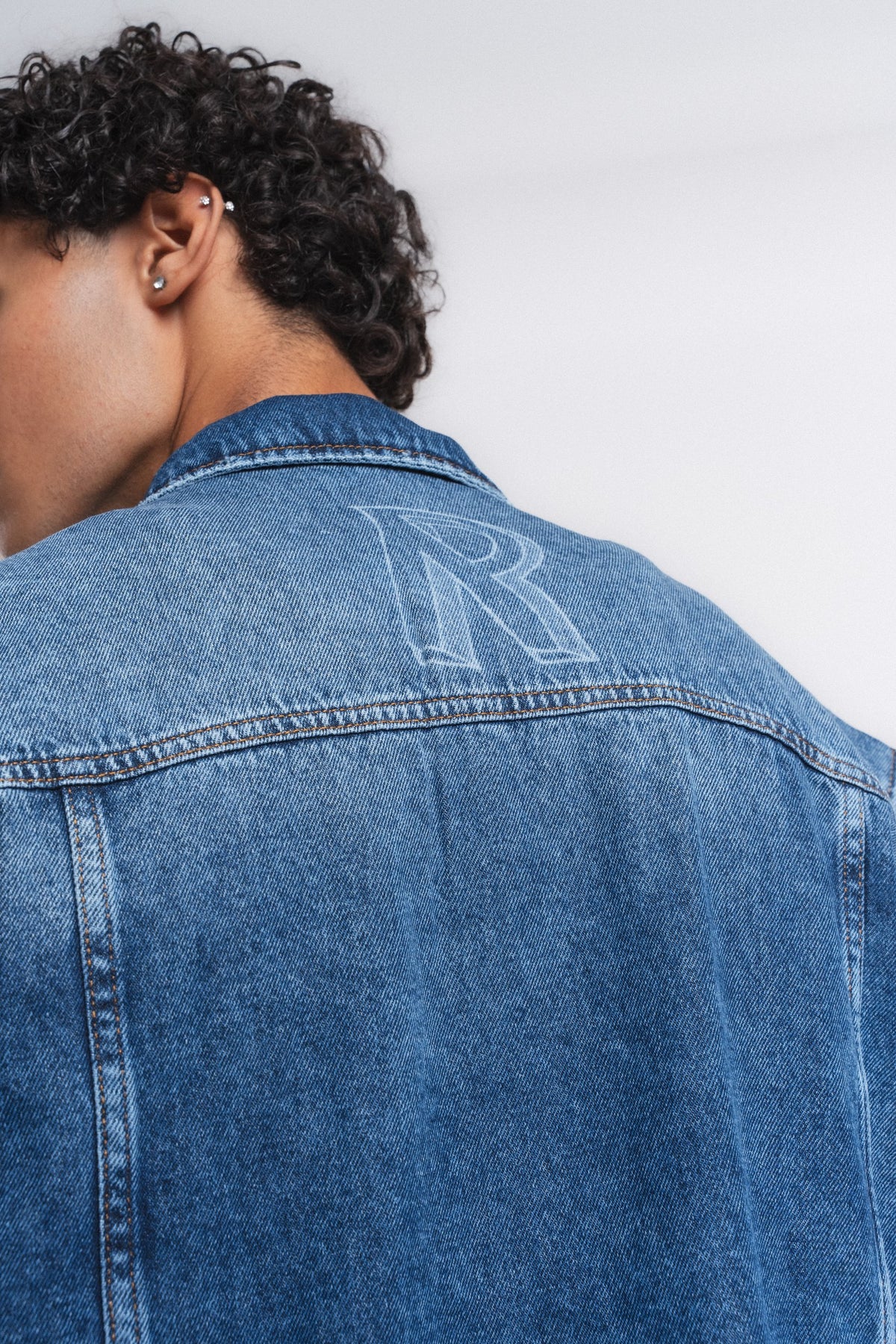 Rogue Kolsuz Denim Yelek Mavi ürün görseli 2