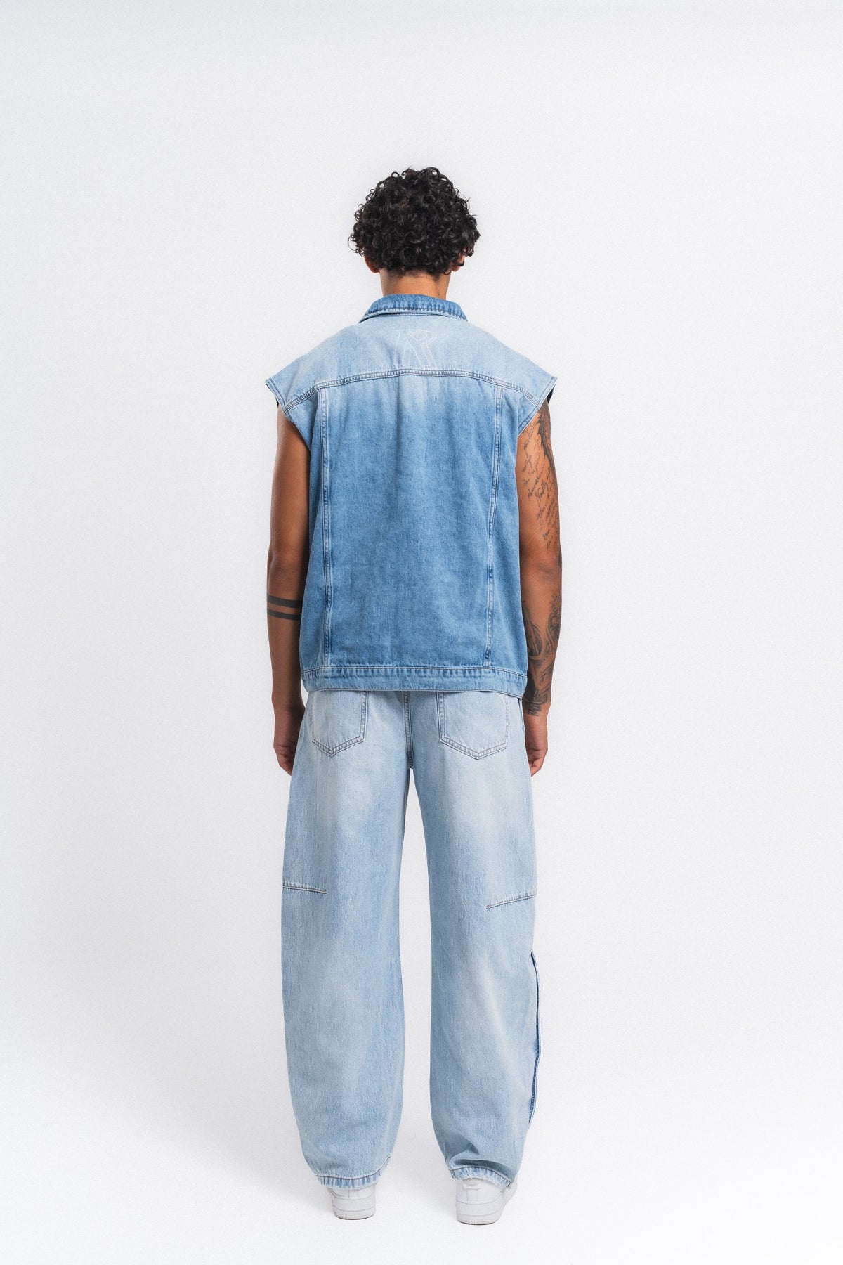 Rogue Kolsuz Denim Yelek Mavi ürün görseli 21