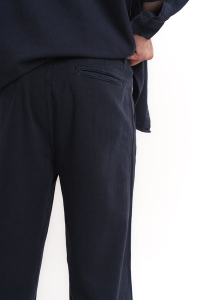 Baggy Gabardin Pantolon Lacivert