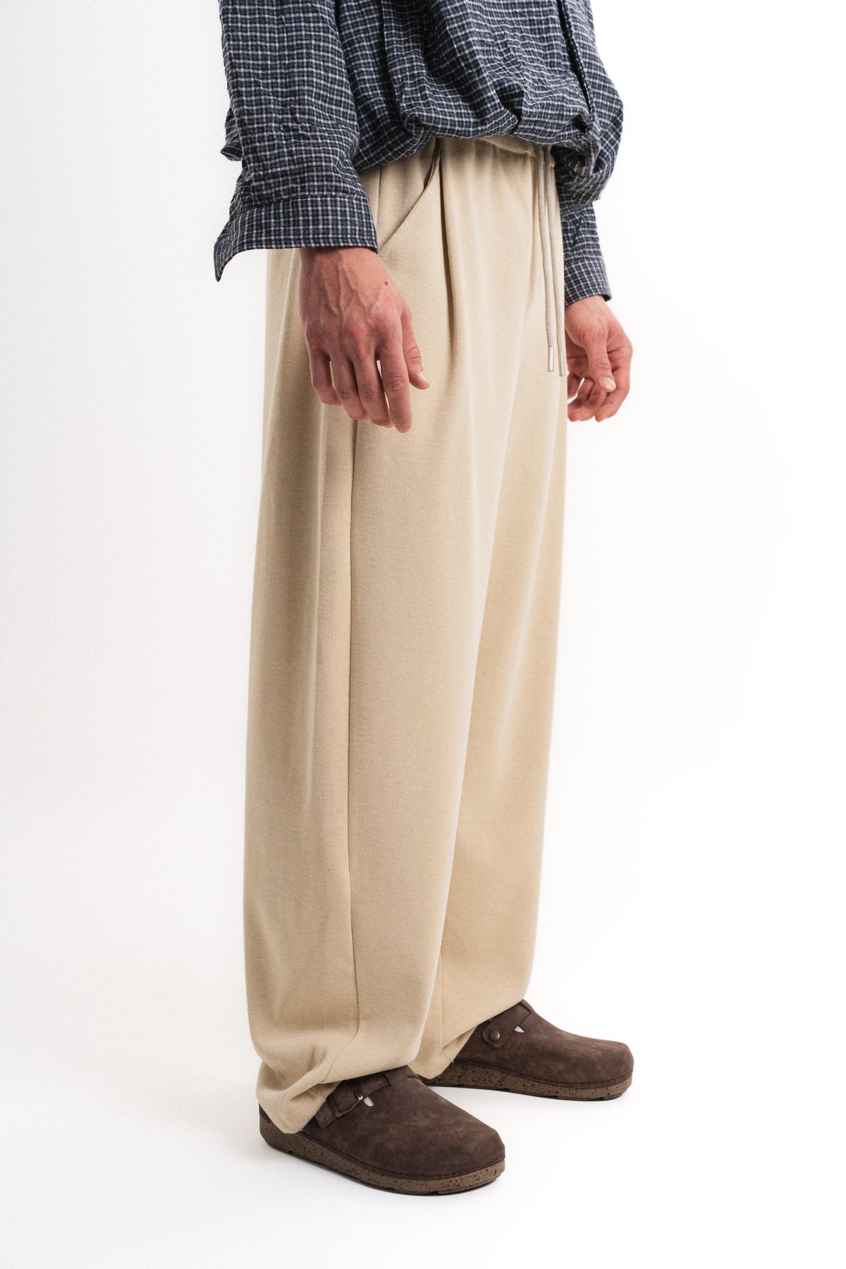 Carly Gipeli Baggy Pantolon - Bej