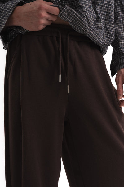 Carly Gipeli Baggy Pantolon - Kahverengi