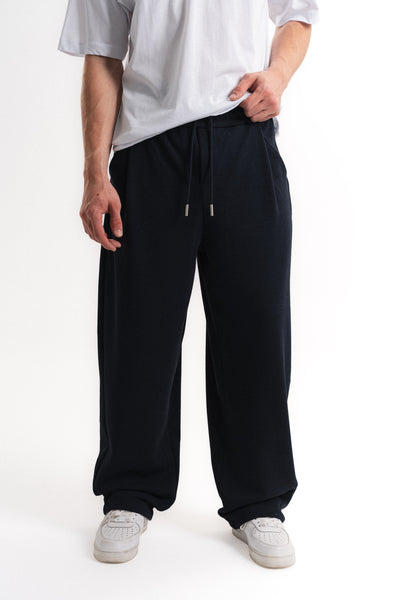 Carly Gipeli Baggy Pantolon - Siyah