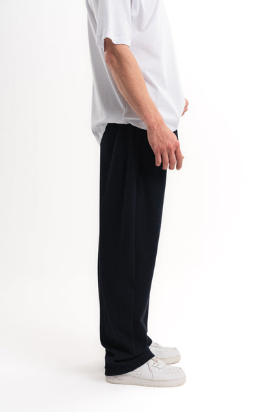 Carly Gipeli Baggy Pantolon - Siyah