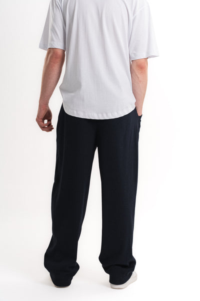 Carly Gipeli Baggy Pantolon - Siyah