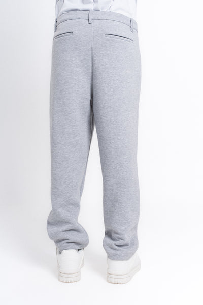 Core Beli Lastikli Pensli Jogger Pantolon Açık Gri