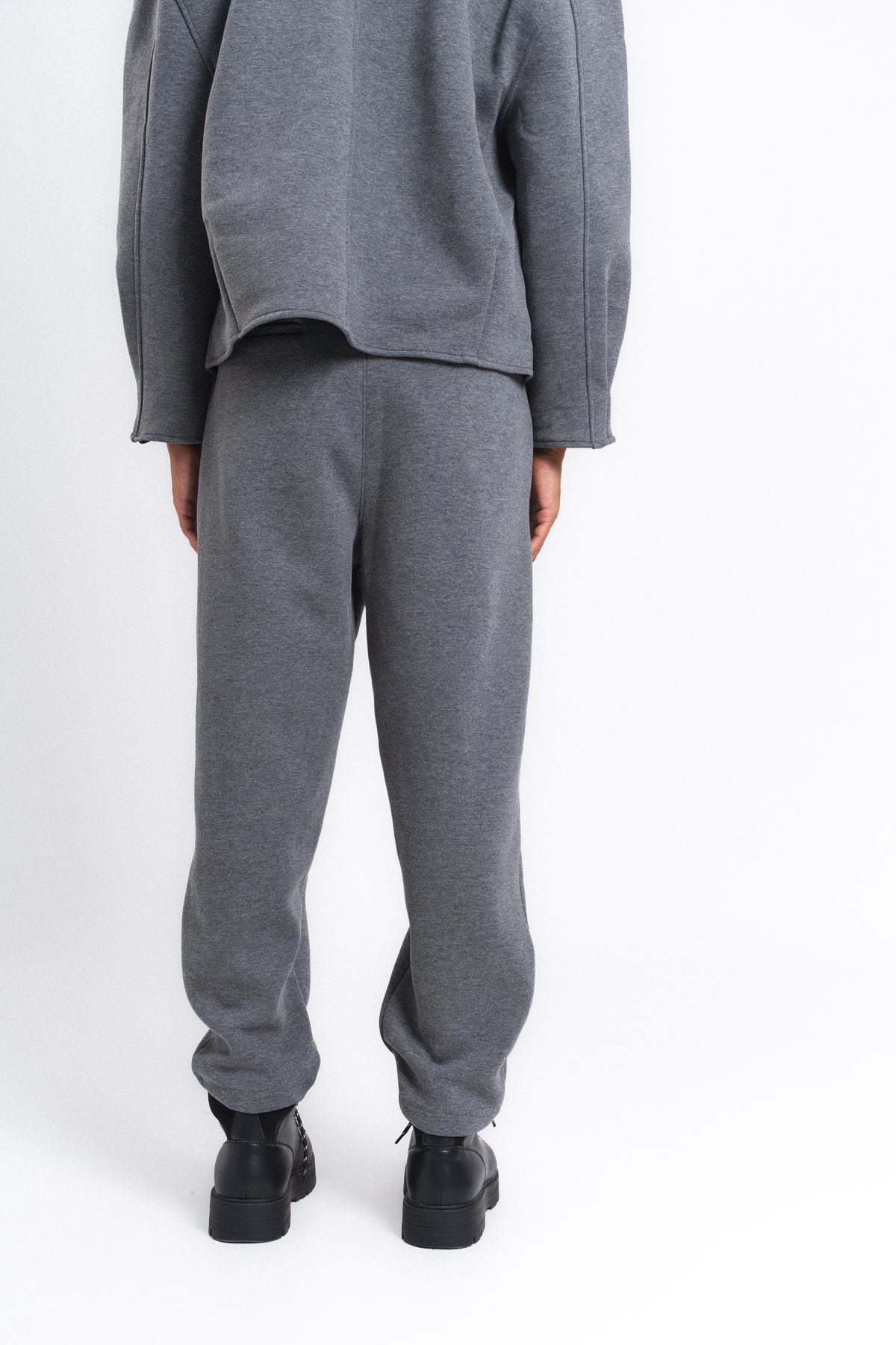Core Beli Lastikli Pensli Jogger Pantolon Antrasit
