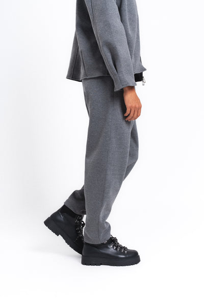 Core Beli Lastikli Pensli Jogger Pantolon Antrasit