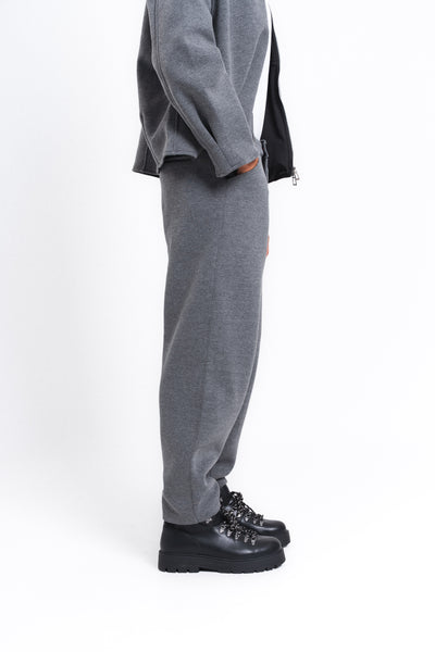 Core Beli Lastikli Pensli Jogger Pantolon Antrasit