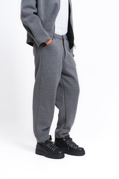 Core Beli Lastikli Pensli Jogger Pantolon Antrasit