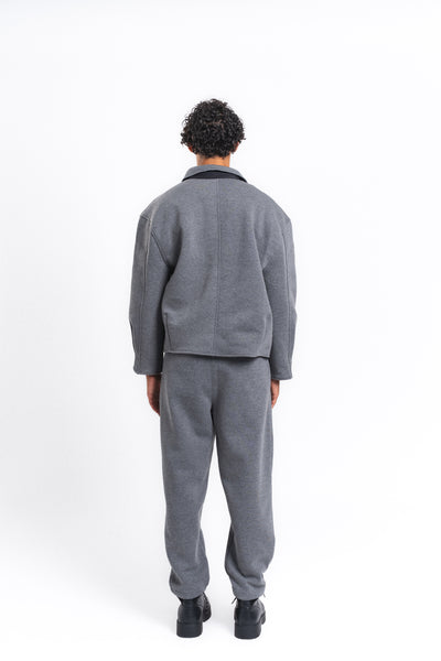 Core Fermuarlı Minimal Sweat Ceket Antrasit