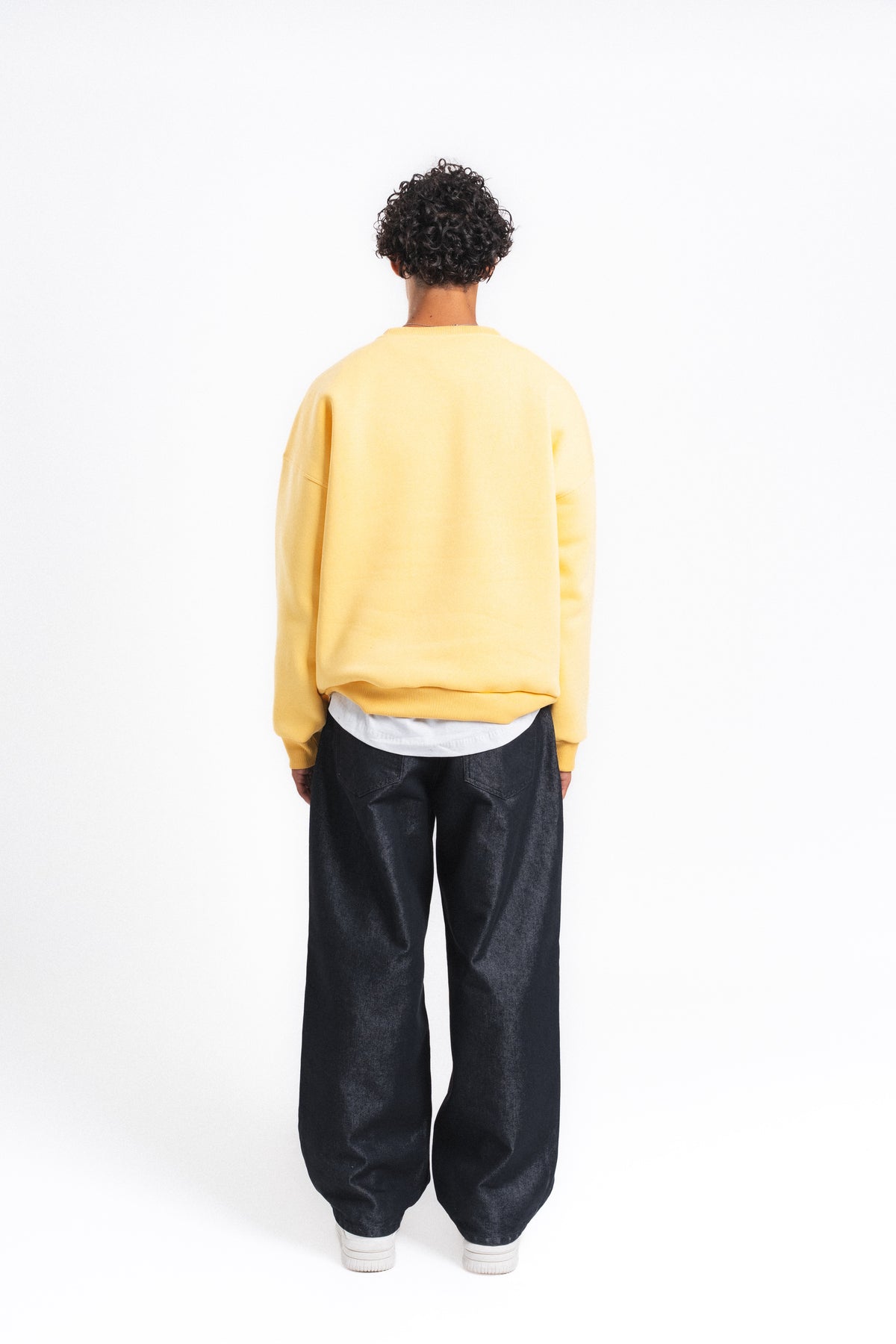 Couture Kabartma Logolu Sweatshirt - Sarı